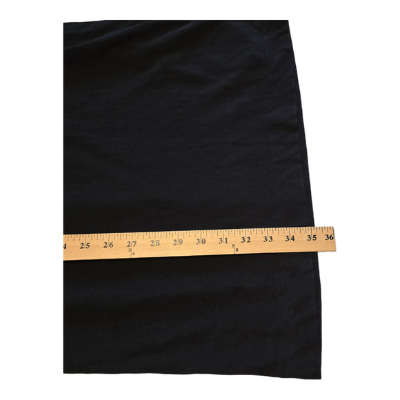 Everlane T Shirt Dress Womens Small Black The Weekend Short Sleeve Casual Goth - Picture 9 of 10